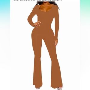 Brown Jumpsuit